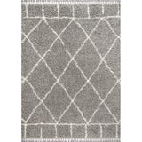 Denver Mercer Shag Plush Tassel Area Rug