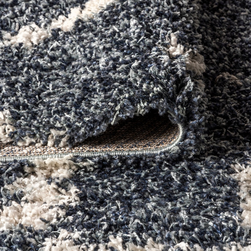 Eden Mercer Shag Plush Tassel Area Rug
