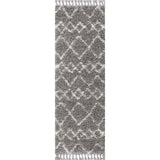 Eden Mercer Shag Plush Tassel Area Rug