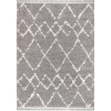Eden Mercer Shag Plush Tassel Area Rug