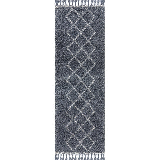 Leland Mercer Shag Plush Tassel Area Rug