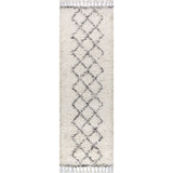 Leland Mercer Shag Plush Tassel Area Rug