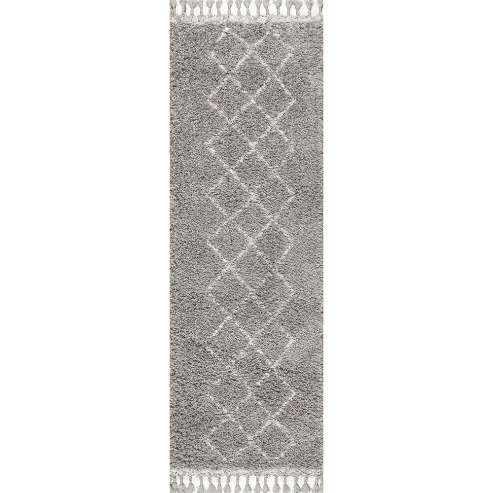 Leland Mercer Shag Plush Tassel Area Rug