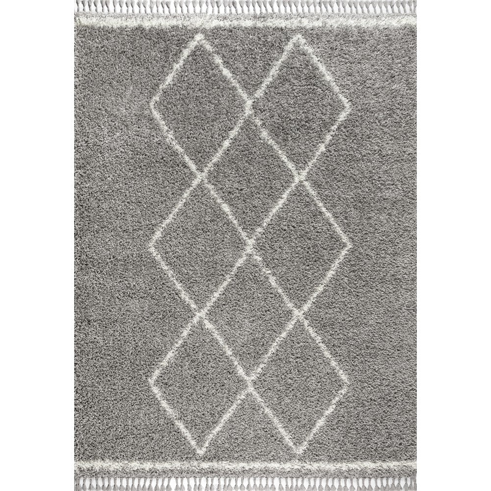 Leland Mercer Shag Plush Tassel Area Rug
