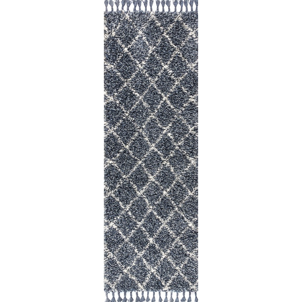 Wyoming Mercer Shag Plush Tassel Area Rug