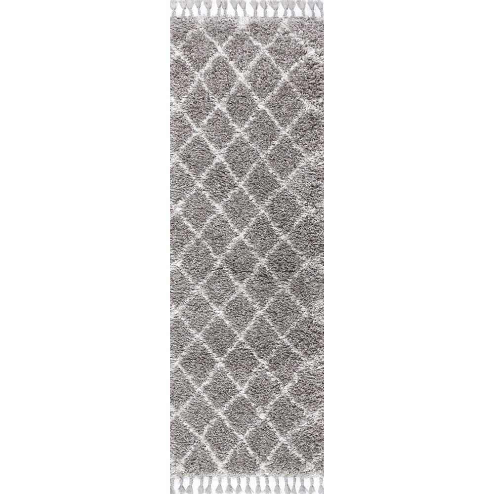 Wyoming Mercer Shag Plush Tassel Area Rug