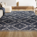 Sedona Mercer Shag Plush Tassel Area Rug