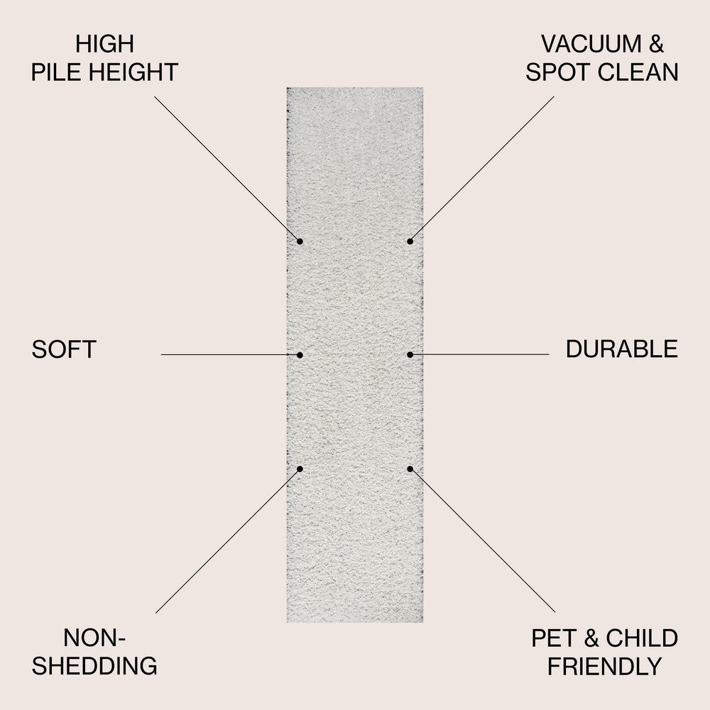 Marseille Mercer Shag Plush Area Rug