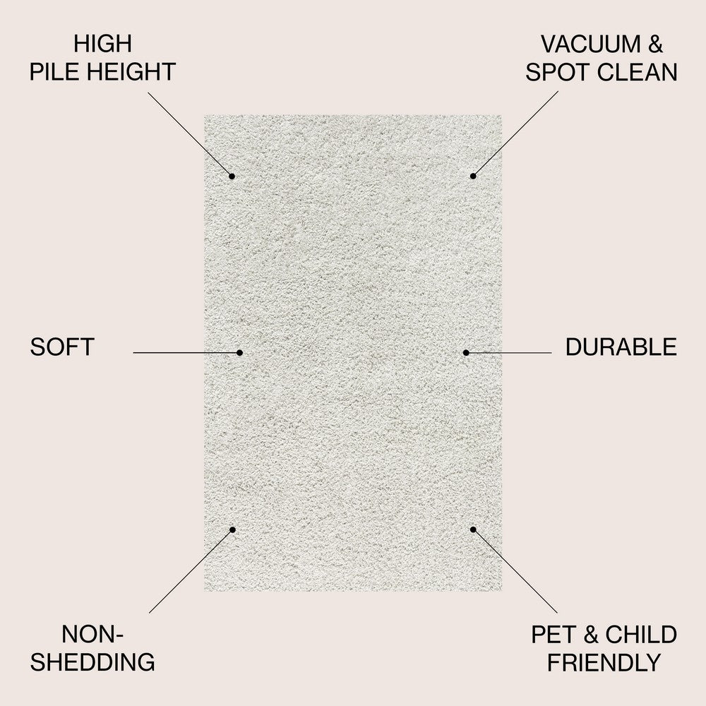 Marseille Mercer Shag Plush Area Rug