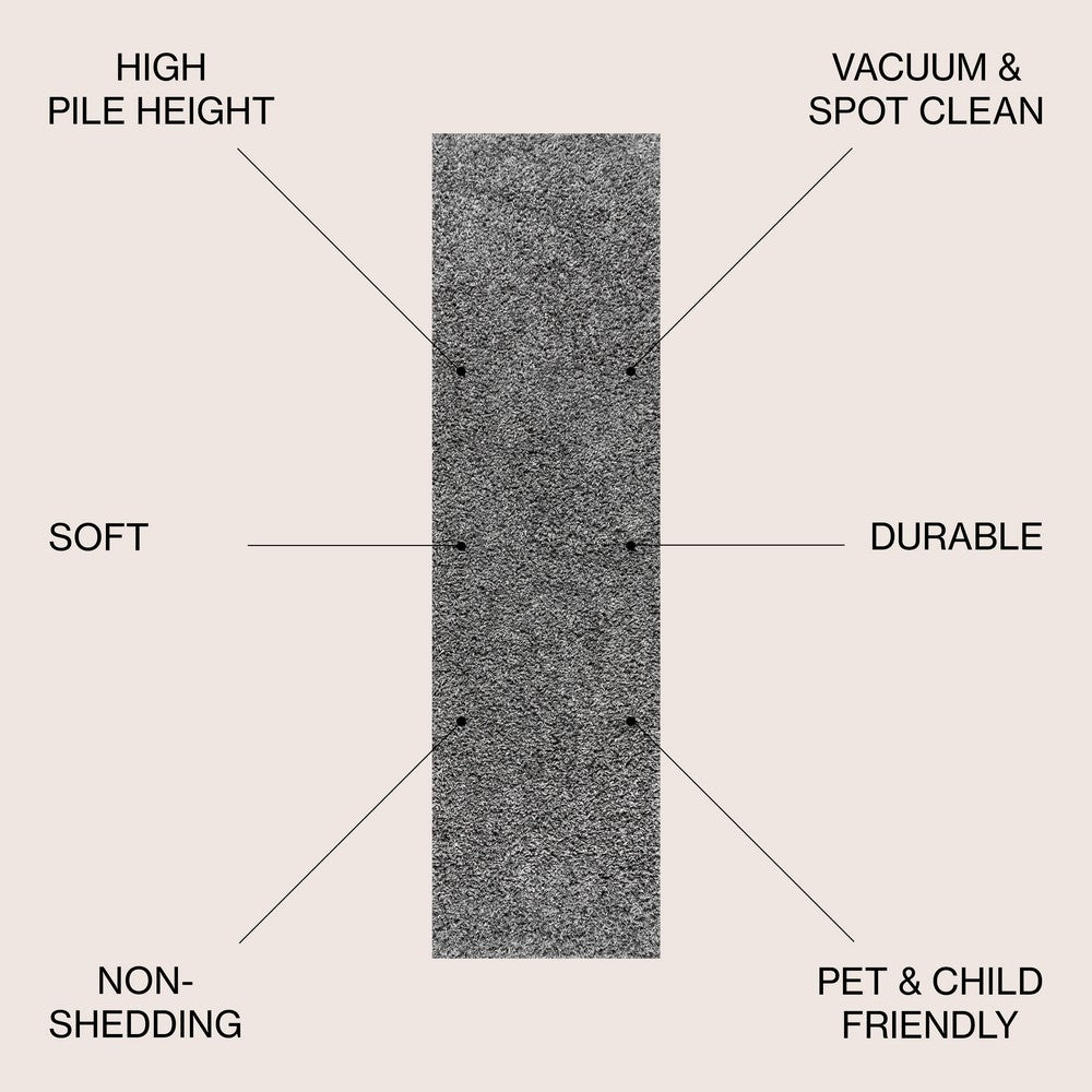 Marseille Mercer Shag Plush Area Rug