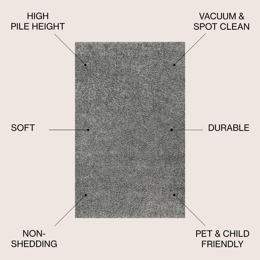 Marseille Mercer Shag Plush Area Rug