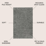Marseille Mercer Shag Plush Area Rug