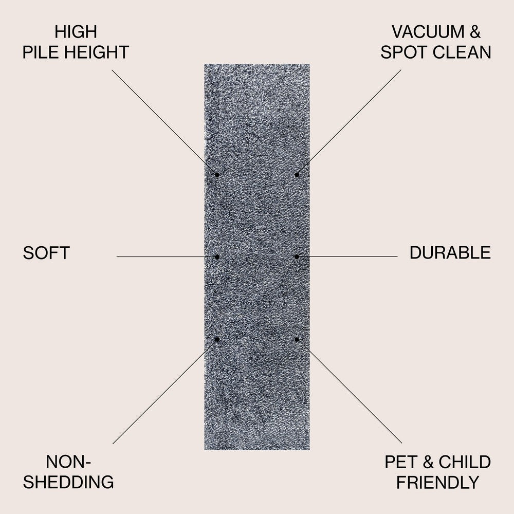 Marseille Mercer Shag Plush Area Rug