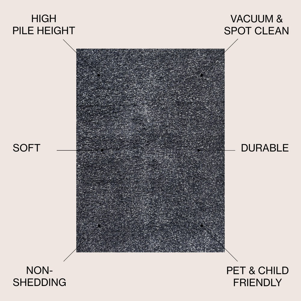 Marseille Mercer Shag Plush Area Rug