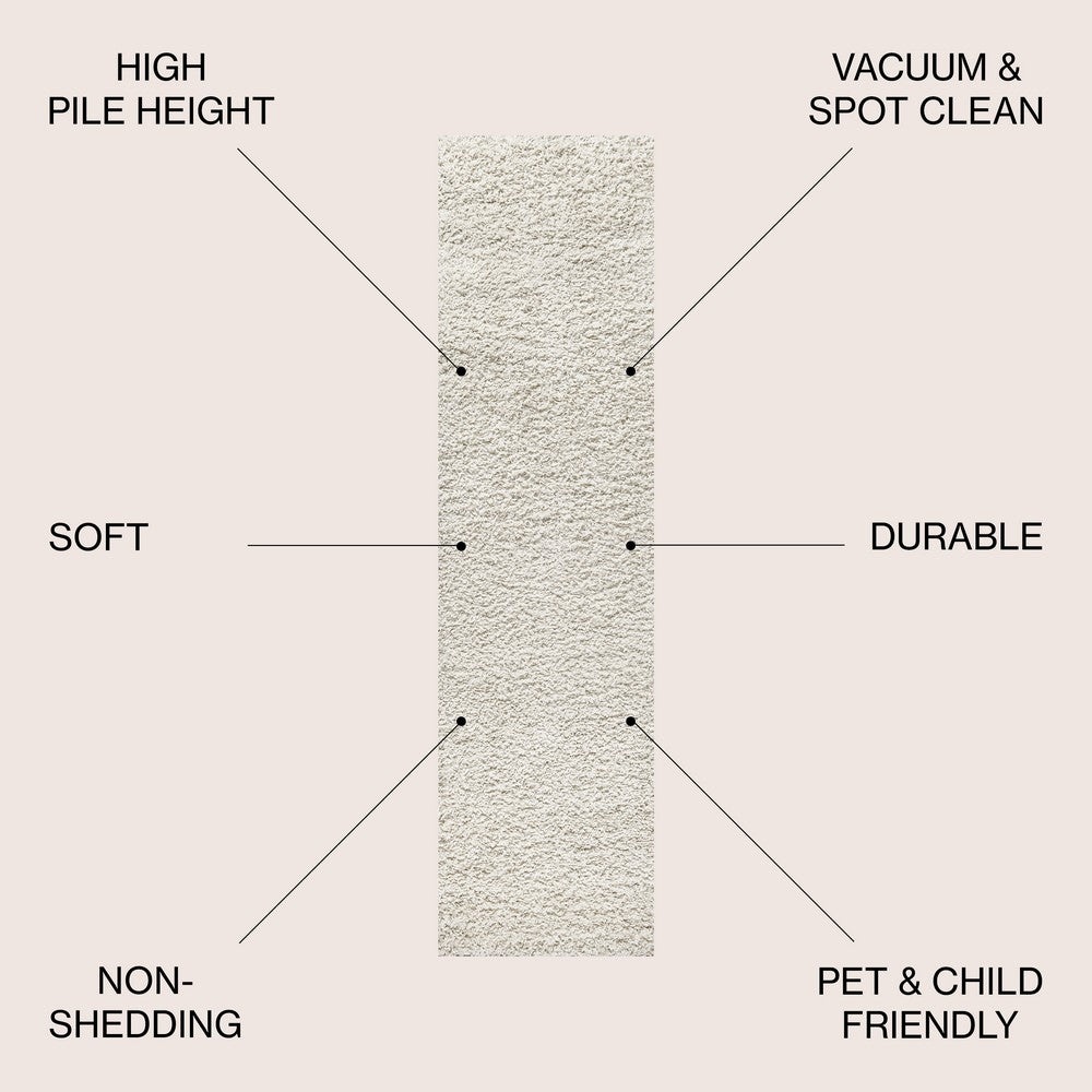 Marseille Mercer Shag Plush Area Rug