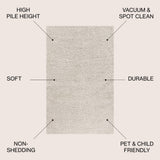Marseille Mercer Shag Plush Area Rug