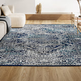 Sapporo Modern Persian Vintage Medallion Area Rug