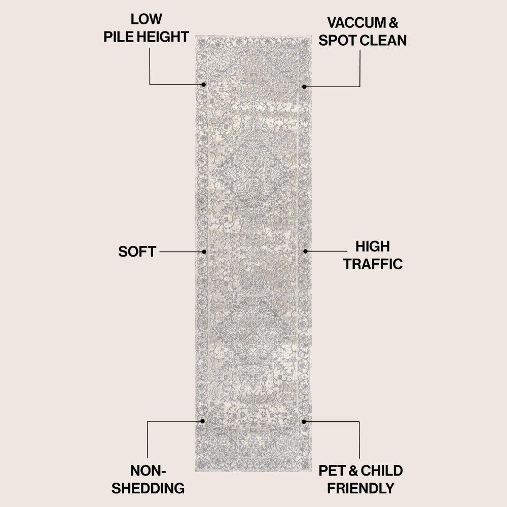 Sol Persian Vintage Medallion Area Rug
