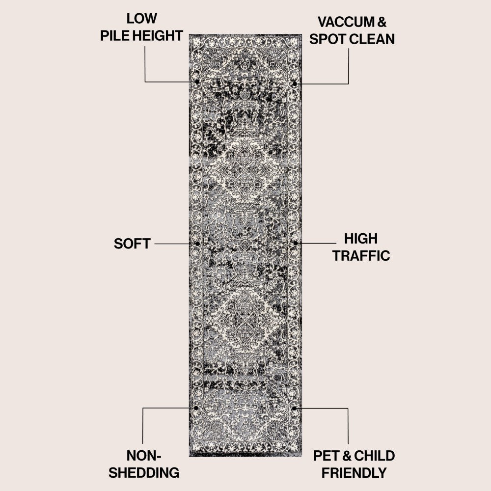 Sol Persian Vintage Medallion Area Rug