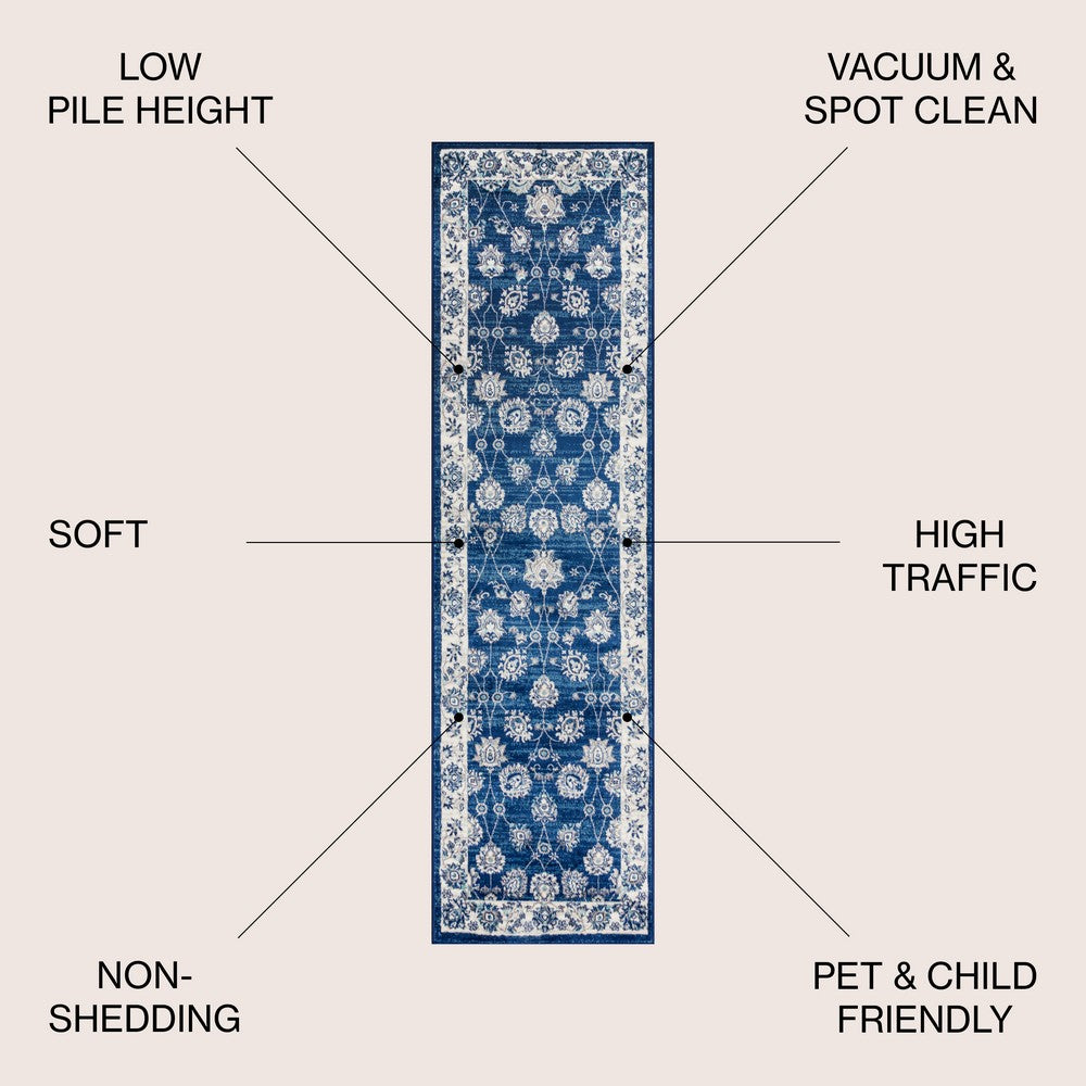 Shannon Persian Vintage Moroccan Traditional Area Rug