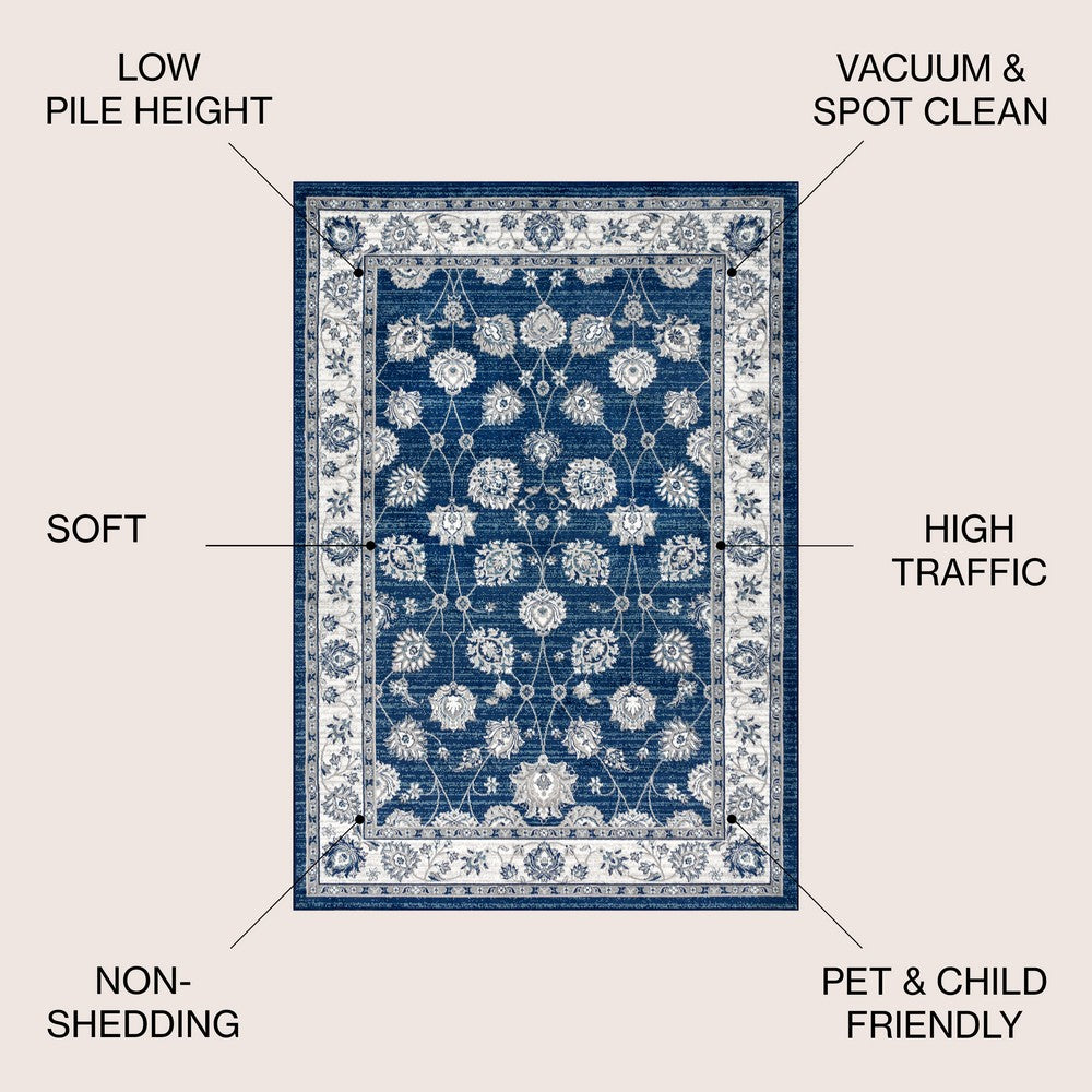 Shannon Persian Vintage Moroccan Traditional Area Rug
