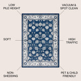 Shannon Persian Vintage Moroccan Traditional Area Rug