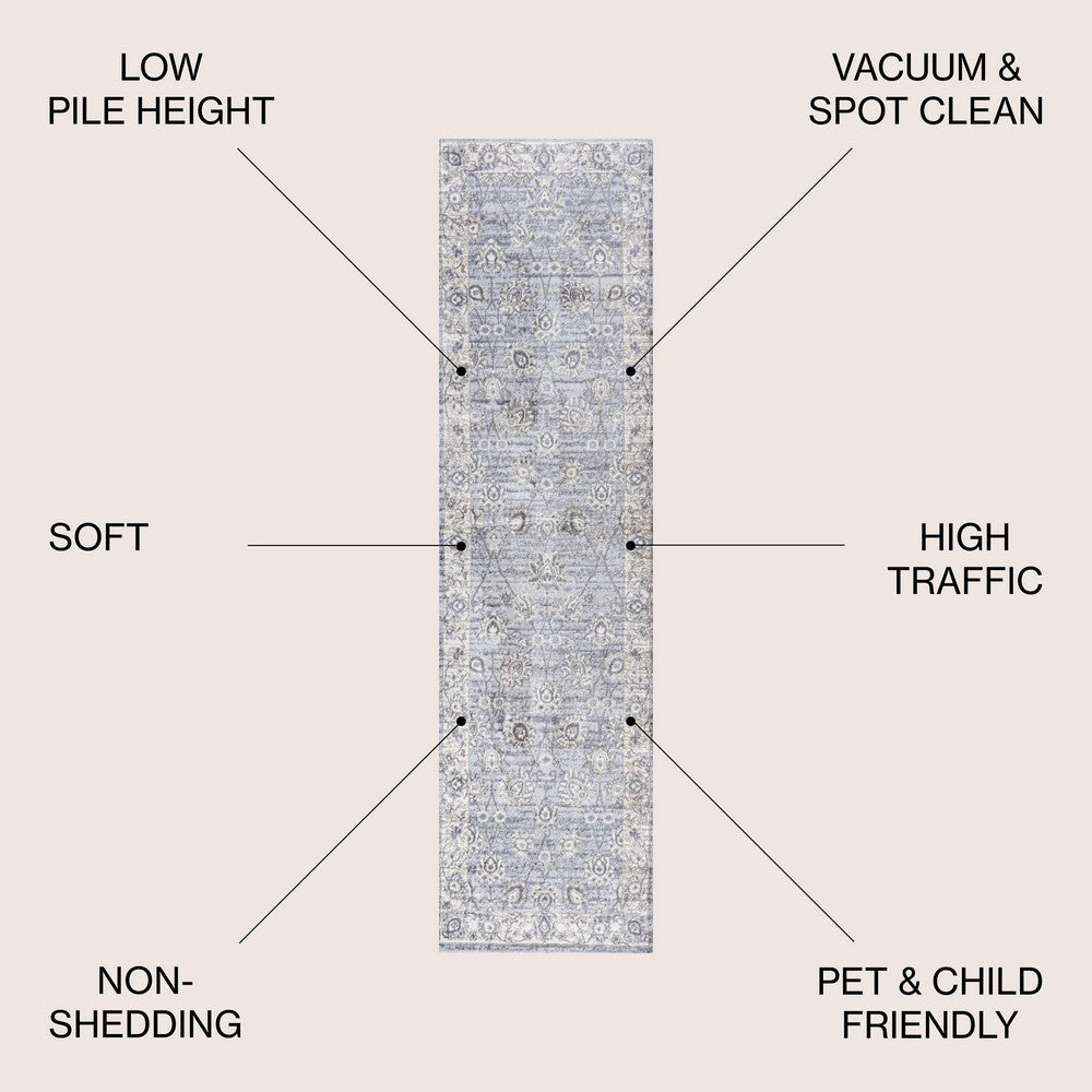 Shannon Persian Vintage Moroccan Traditional Area Rug