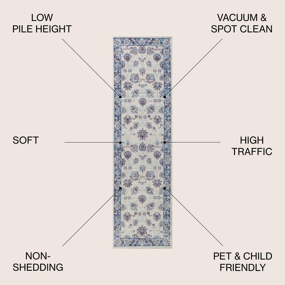Shannon Persian Vintage Moroccan Traditional Area Rug