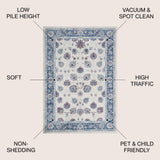Shannon Persian Vintage Moroccan Traditional Area Rug