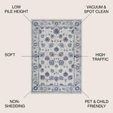 Shannon Persian Vintage Moroccan Traditional Area Rug