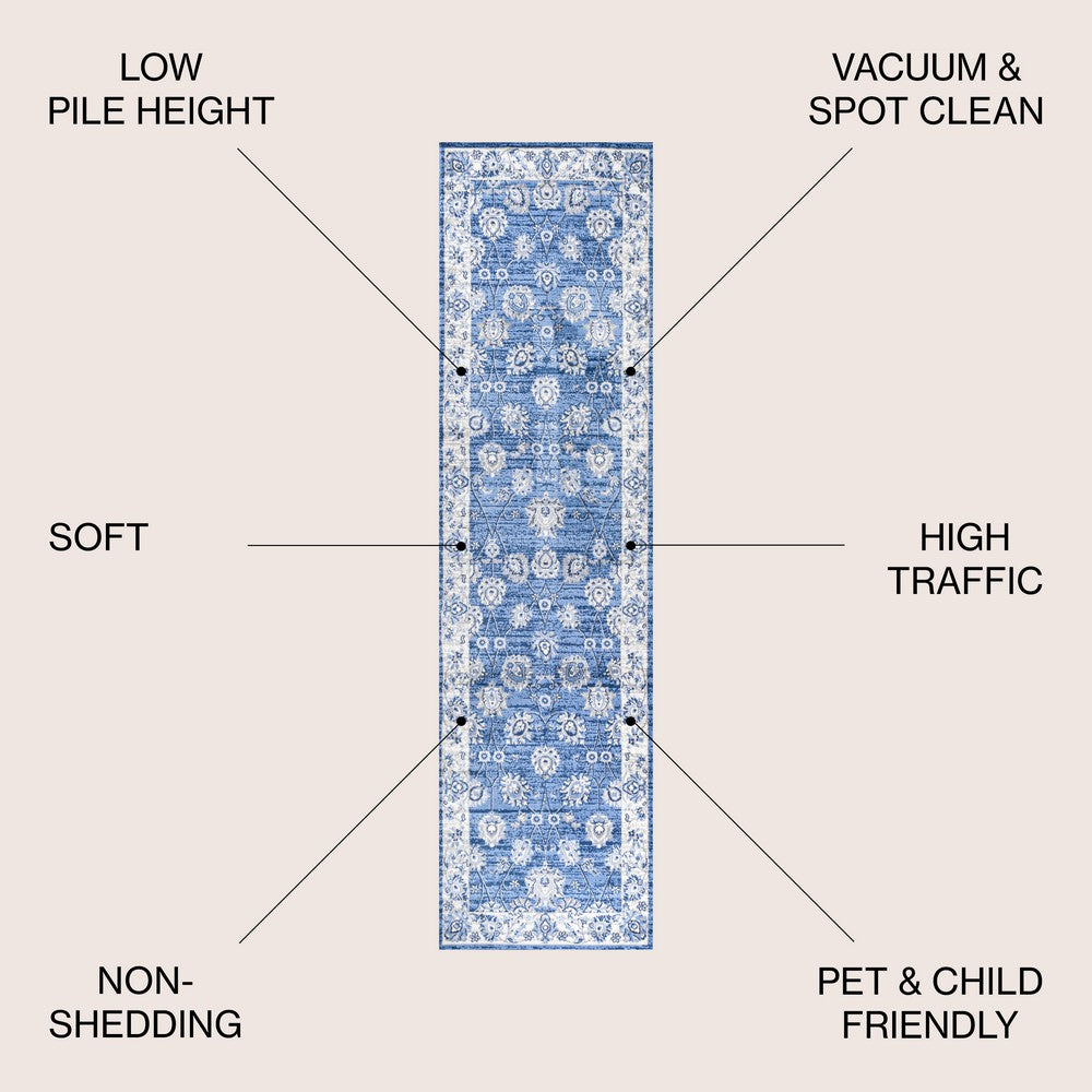 Shannon Persian Vintage Moroccan Traditional Area Rug