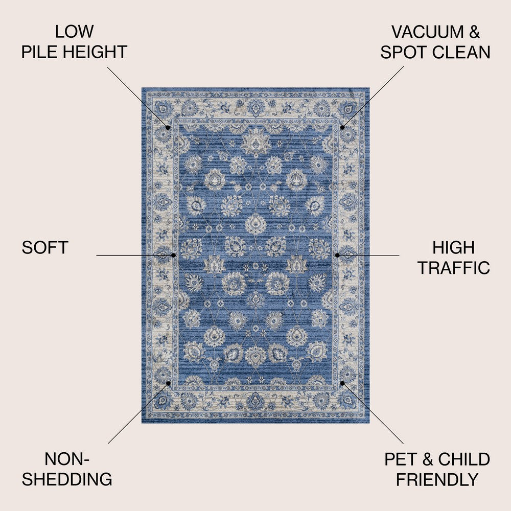Shannon Persian Vintage Moroccan Traditional Area Rug