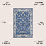 Shannon Persian Vintage Moroccan Traditional Area Rug