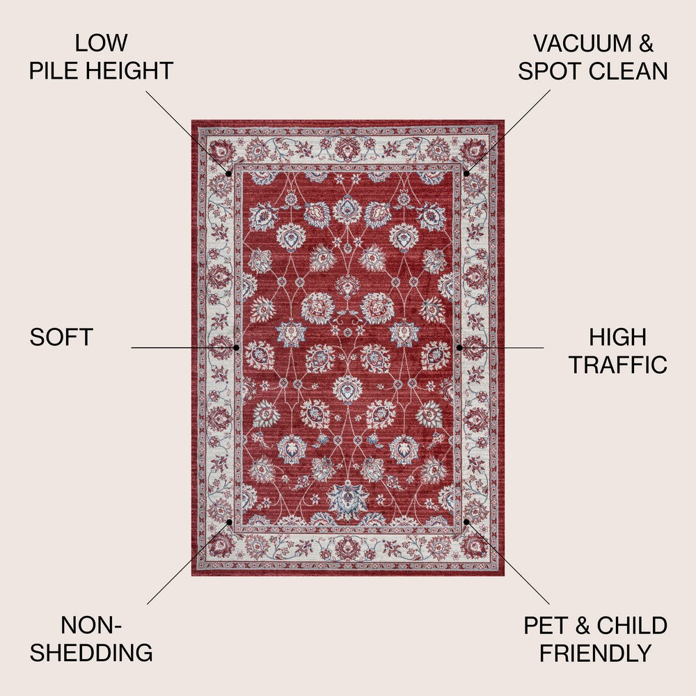 Shannon Persian Vintage Moroccan Traditional Area Rug