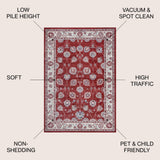 Shannon Persian Vintage Moroccan Traditional Area Rug