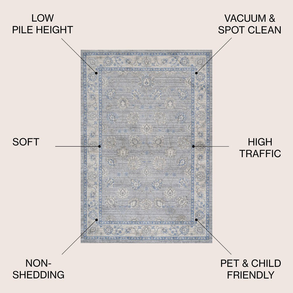 Shannon Persian Vintage Moroccan Traditional Area Rug
