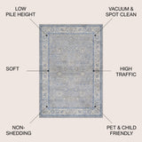 Shannon Persian Vintage Moroccan Traditional Area Rug