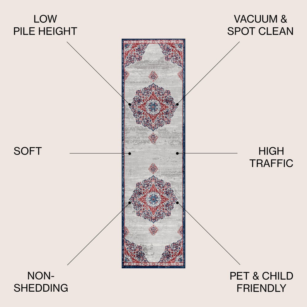 Otsu Modern Persian Vintage Moroccan Area Rug