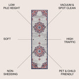 Otsu Modern Persian Vintage Moroccan Area Rug