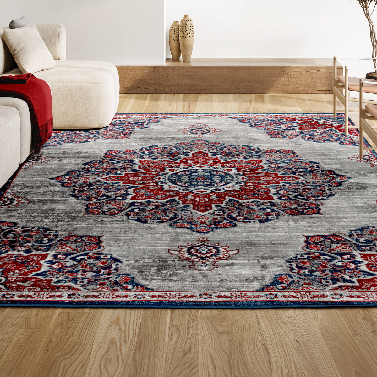 Otsu Modern Persian Vintage Moroccan Area Rug