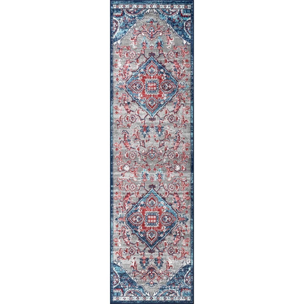 Matsue Modern Persian Vintage Medallion Area Rug