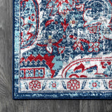 Matsue Modern Persian Vintage Medallion Area Rug