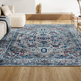 Padua Modern Persian Vintage Medallion Area Rug