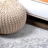 Mikaela Modern Persian Vintage Medallion Area Rug