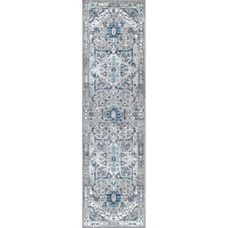 Morioka Modern Persian Vintage Medallion Area Rug
