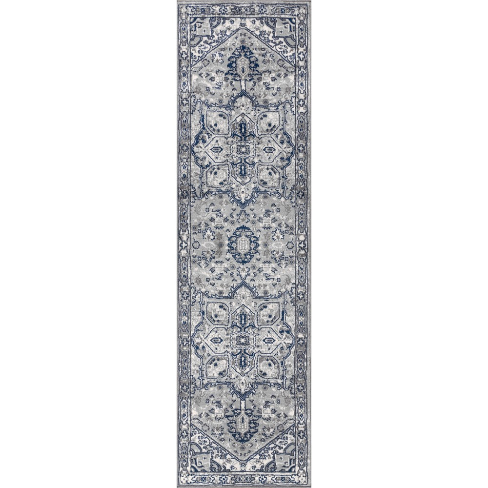 Morioka Modern Persian Vintage Medallion Area Rug