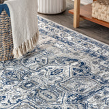 Morioka Modern Persian Vintage Medallion Area Rug