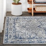 Morioka Modern Persian Vintage Medallion Area Rug