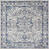 Morioka Modern Persian Vintage Medallion Area Rug