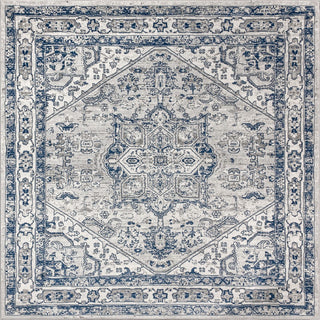 Morioka Modern Persian Vintage Medallion Area Rug